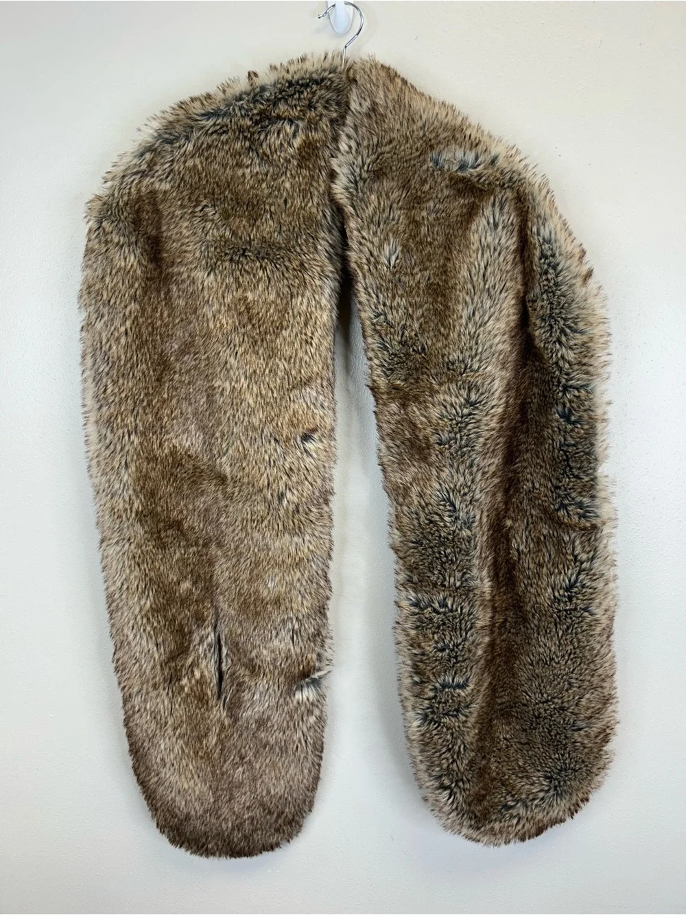 Wedding Event Pull Through Faux Fur Shawl Holiday‎ Plus Size Formal Fall Winter